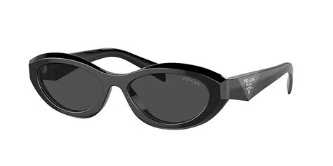 Prada PR 26ZS 55 Dark Grey & Black Sunglasses.